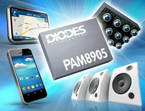 diodes 1.9w d类音频放大器 提供高声压级水平并延长电池寿命